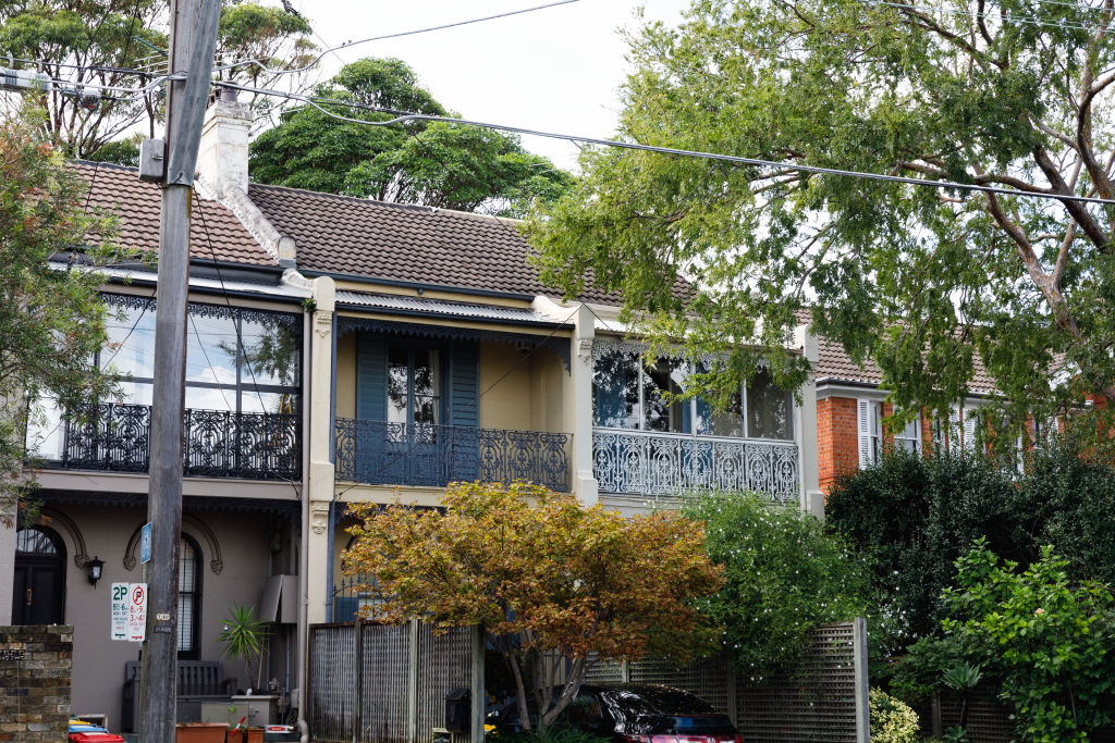 Architectural styles include attached houses, semis, units and a small number of free-standing houses. Photo: Steven Woodburn