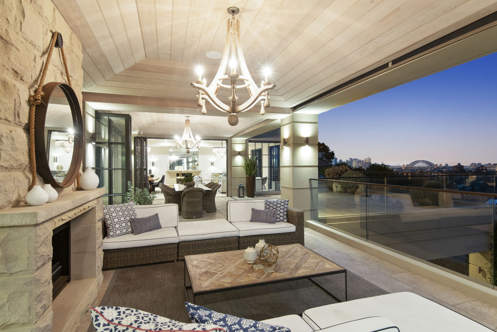The four-level residence has six-bedroom, a gymnasium, guest suite, lift and games room. Photo: Supplied