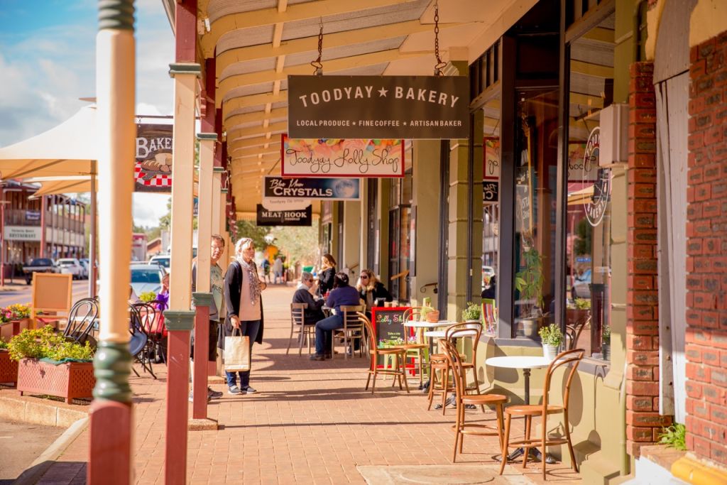 There are plenty of options for food when it comes to the town of Toodyay.