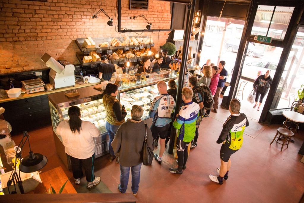 Inside the Toodyay Bakery.