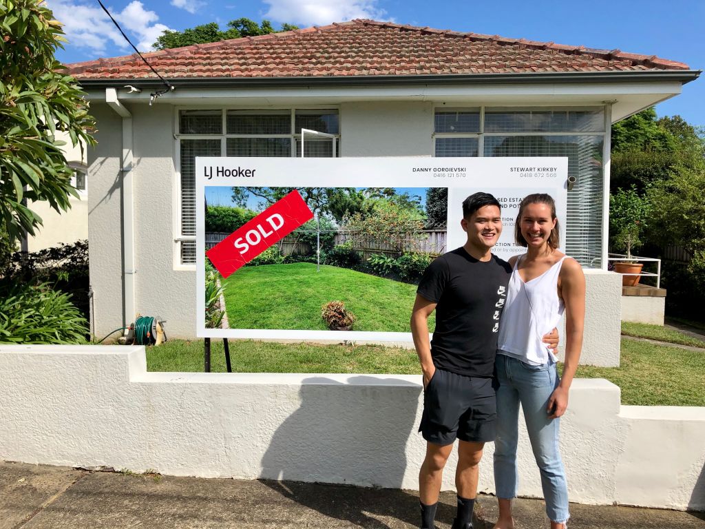 Steve Nguyen and Alex McNee forked out $1,815,000 to nab a tightly-held Willoughby house. Photo: supplied.