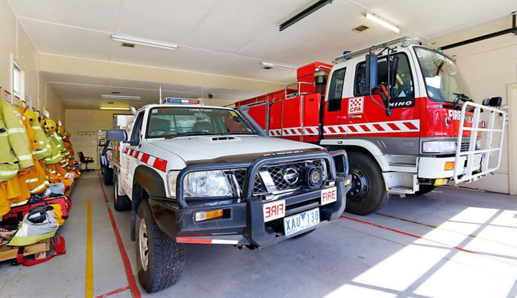 Lots of parking at the Crib Point fire station at 137 Disney Street. Photo: Harcourts Hastings