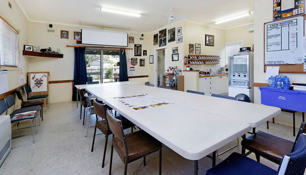 Inside the Crib Point fire station at 137 Disney Street. Photo: Harcourts Hastings