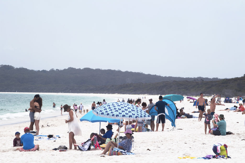 Hyams Beach in the City of Shoalhaven. Photo: Louise Kennerley