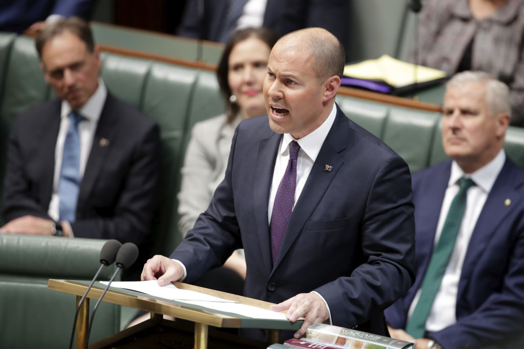 Treasurer Josh Frydenberg will hand down this year's budget on Tuesday. Photo: Alex Ellinghausen