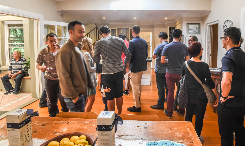 Buyers were keen on the property, with 22 people registering to bid. Photo: Peter Rae