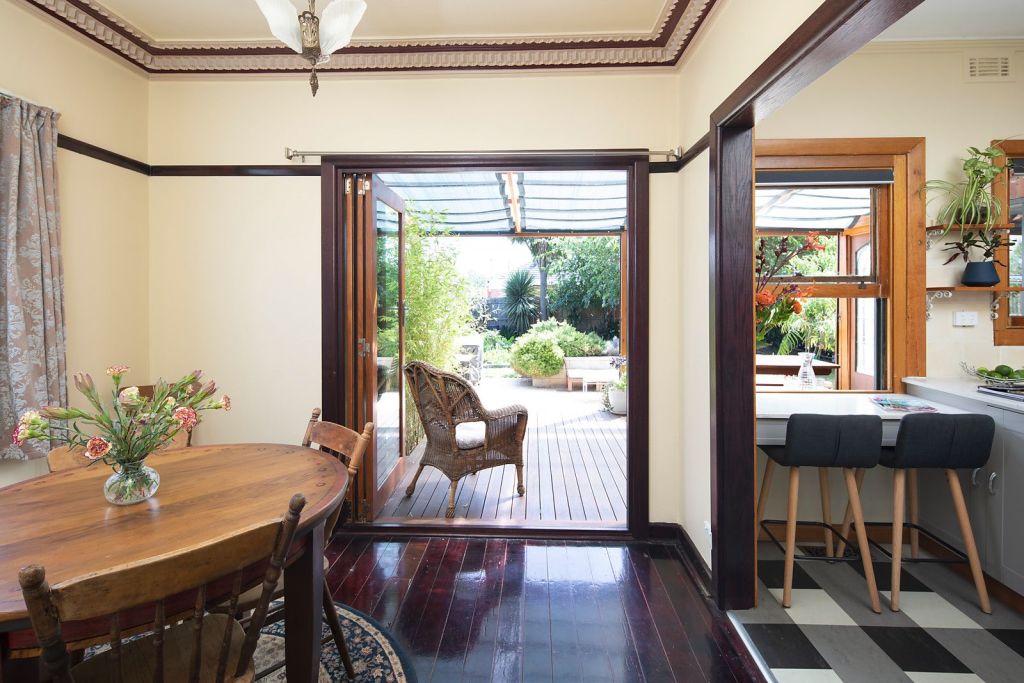 The home's garden was a big selling point. Photo: Nelson Alexander