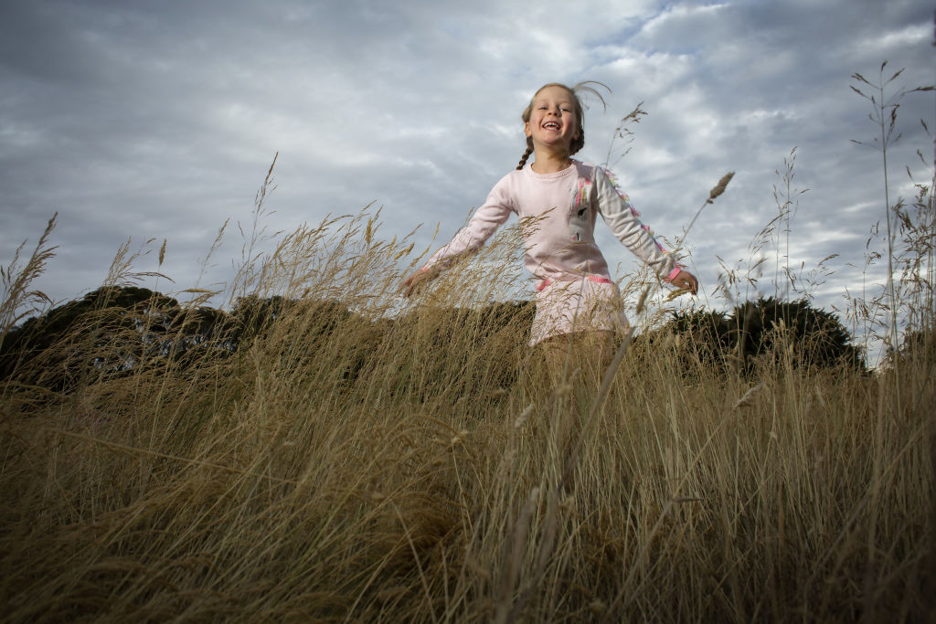 The kids really enjoy the active and outdoor lifestyle, Mike says.  Photo: Stephen McKenzie