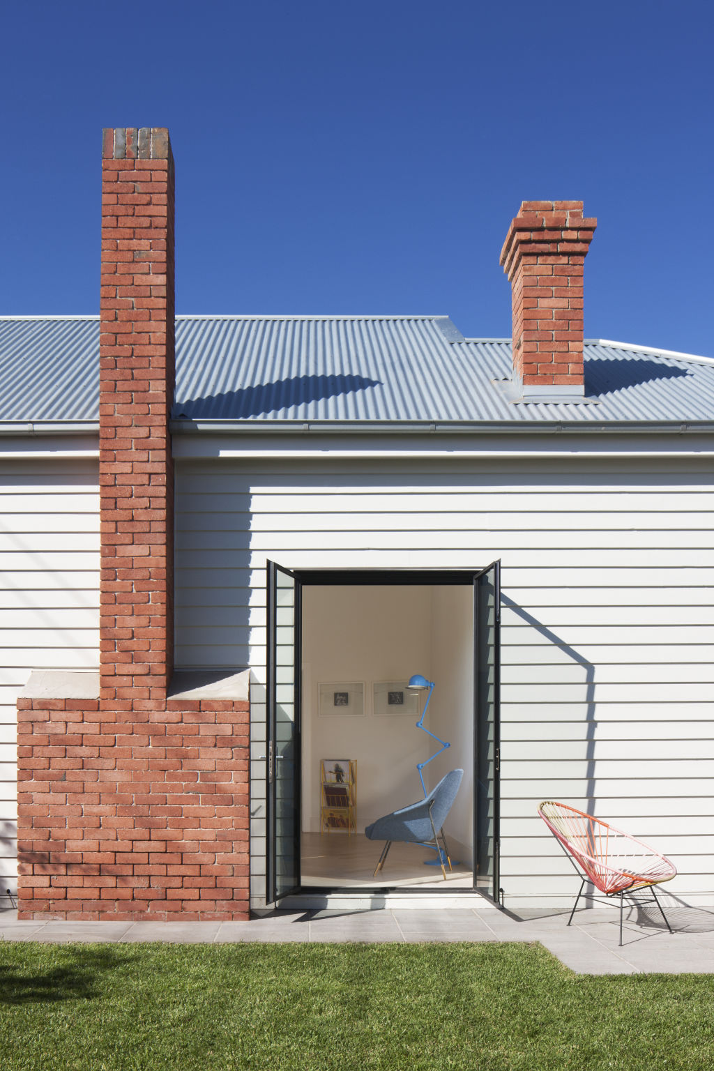 The design phase typically takes one month, but can take up to two. Gable House in North Fitzroy. Photo: Shannon McGrath