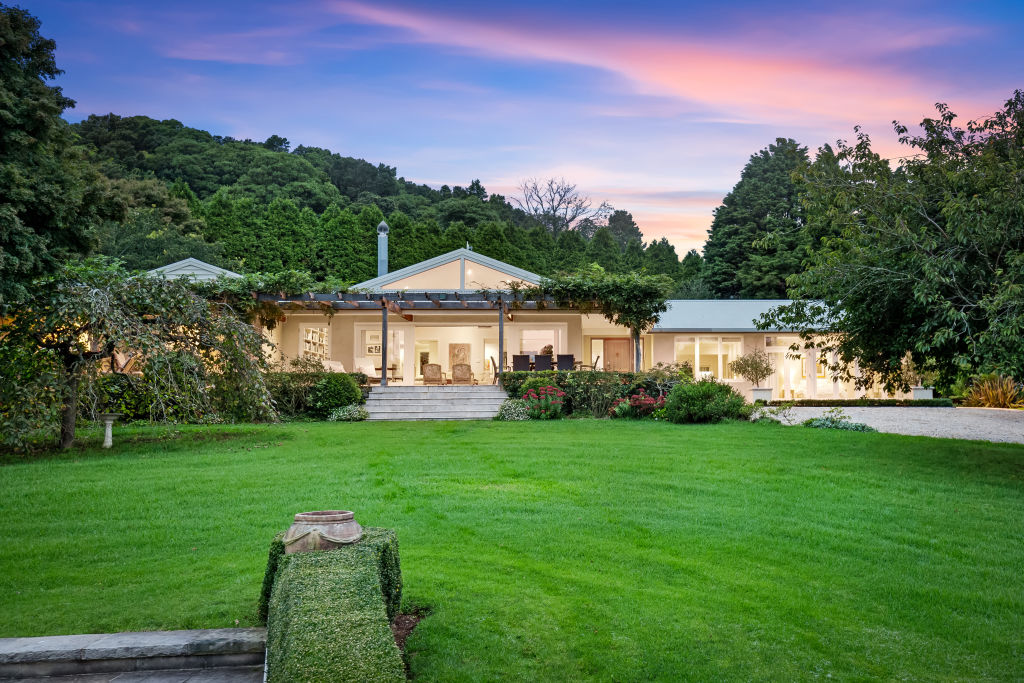 Filmmaker Tony Williams and his producer wife Anna Hewgill are selling White Birch Farm. Photo: Supplied
