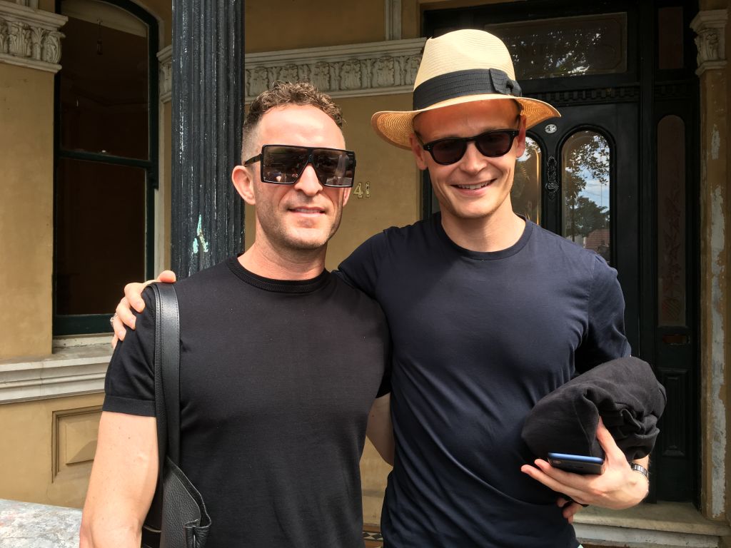 Buyers David Service and Euan McMillian said it was an impulse buy. They sold a Surry Hills terrace, they renovated, last November for more than $3.5 million. Photo: Stephen Claxton.