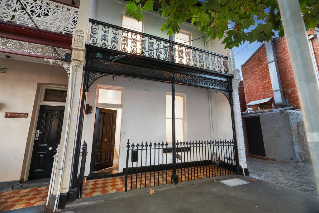 25 Chetwynd Street, West Melbourne, from the street. Photo: Nelson Alexander