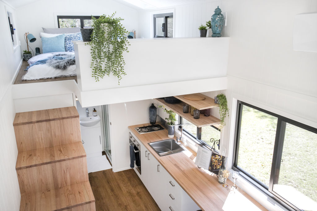 Living in a micro space demands every square metre be put to use. Photo: Designer Eco Tiny Homes