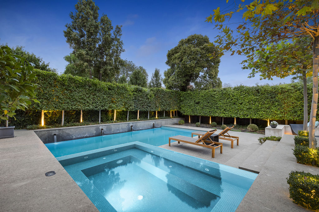 Like the interiors, the home's outdoor spaces are cleverly zoned. Photo: Supplied