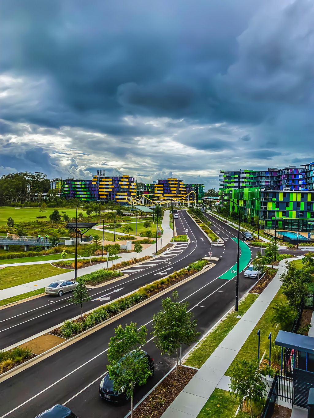 The Gold Coast Commonwealth Games Athletes Village as it stands today. Photo: Supplied