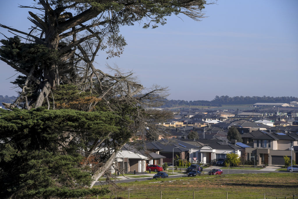 House and land packages on the city fringe were falling out of favour with governments.  Photo: Eddie Jim