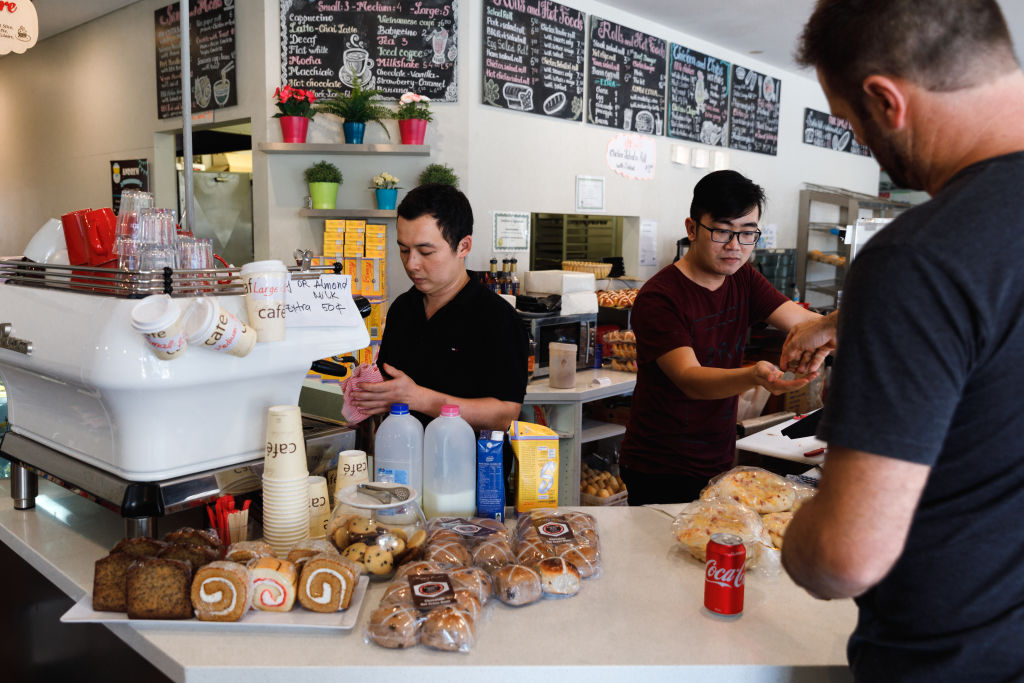 Oyster Bay Bakery is one of the staples in the suburb's small shopping village. Photo: Steven Woodburn
