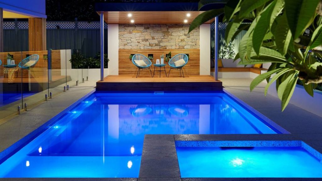 A fantastic way to continue using your outdoor space beyond the summer months is to include a spa pool. Photo: Barrier Reef Pools
