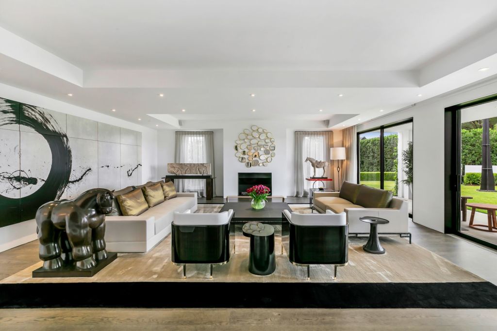 The recently renovated Bellevue Hill property of former Multiplex boss Andrew Roberts and his wife Andrea.