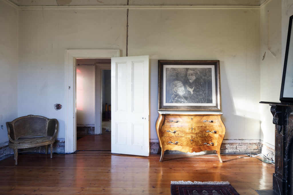 The owners chose to sell just as their renovation was getting underway. Photo: Kay & Burton