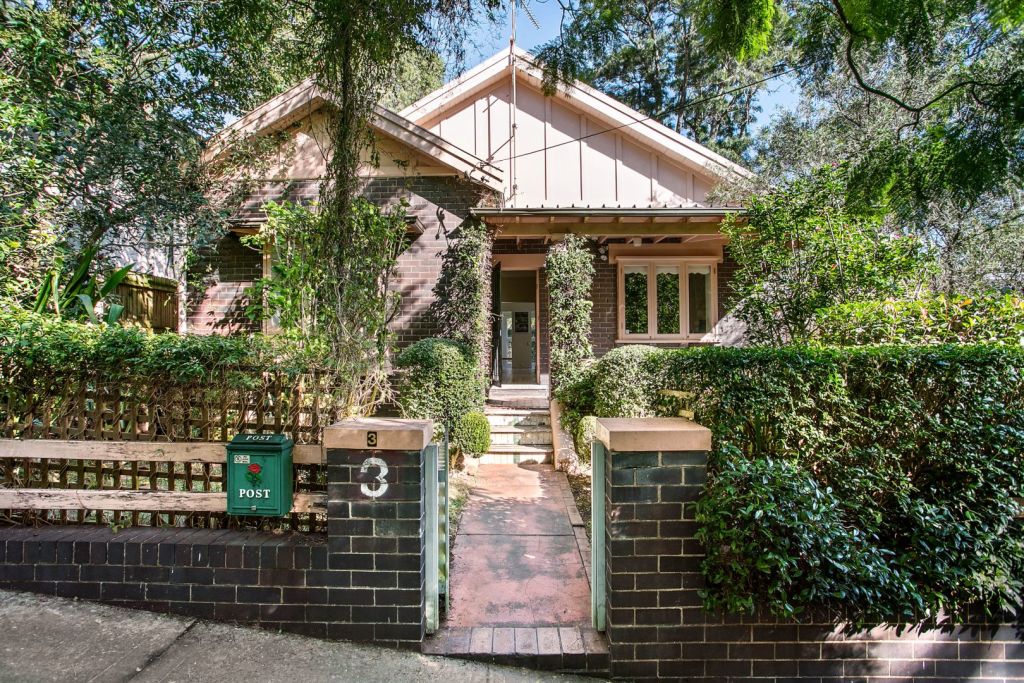 The Californian bungalow is on a corner block of 300 square metres.