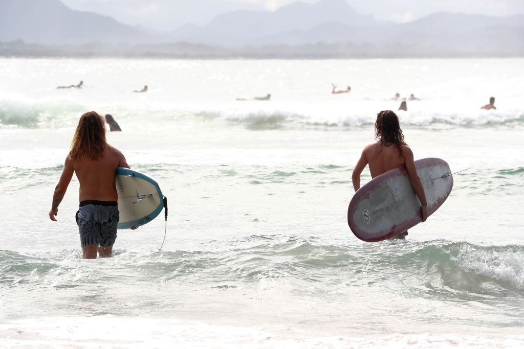 More surfers are arriving for Byron Bay's breaks. Photo: Danielle Smith