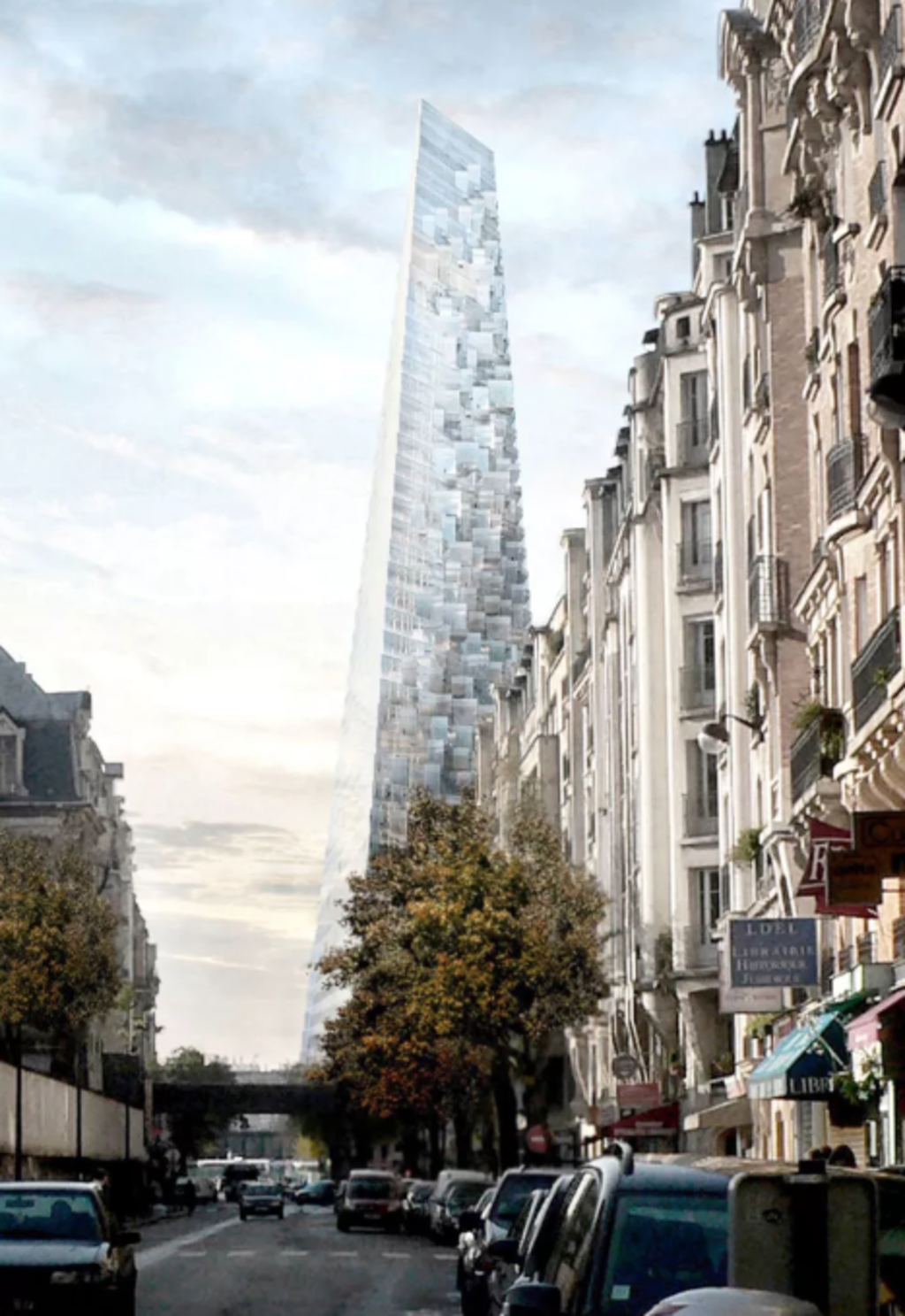 The Tour Triangle will become the city's third tallest building after the Eiffel Tower and the Montparnasse Tower. Photo: Herzog & de Meuron