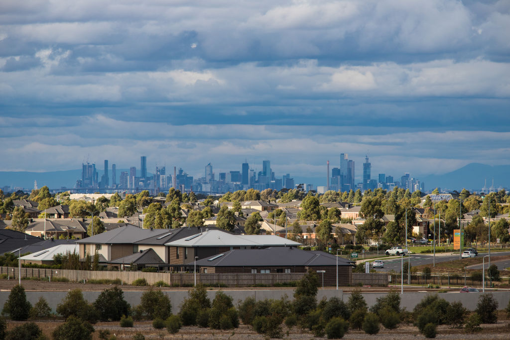 The availability of land in Melbourne has led to the development of many more new houses. Photo: Leigh Henningham