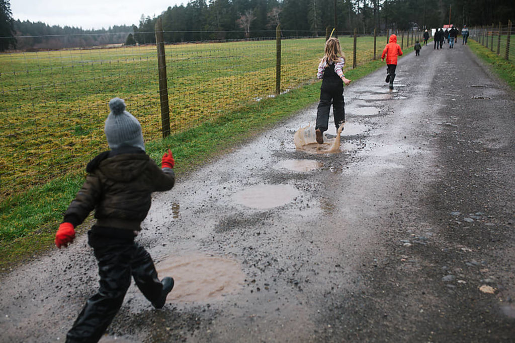 There were no footpaths for bike riding or pushing prams. Photo: Stocksy