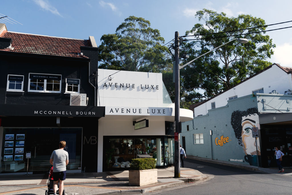 Railway Avenue in Wahroonga, about 25 kilometres' drive north-west of Sydney CBD. Photo: Steven Woodburn