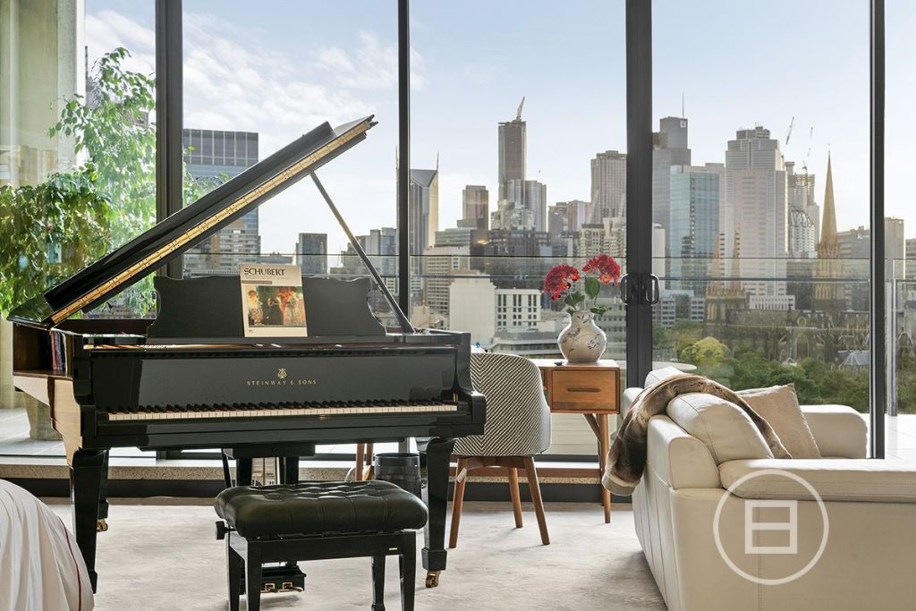 The home overlooks the park. Photo: WHITEFOX Real Estate Stonnington