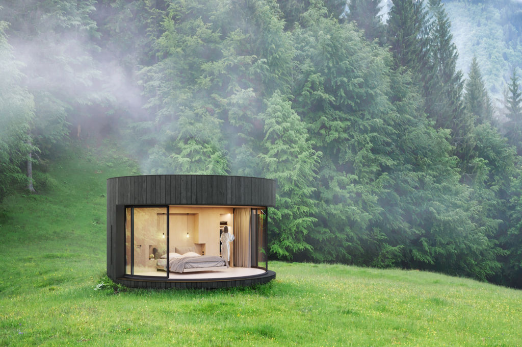 Forget the tent, try the great outdoors in this eye-catching pod