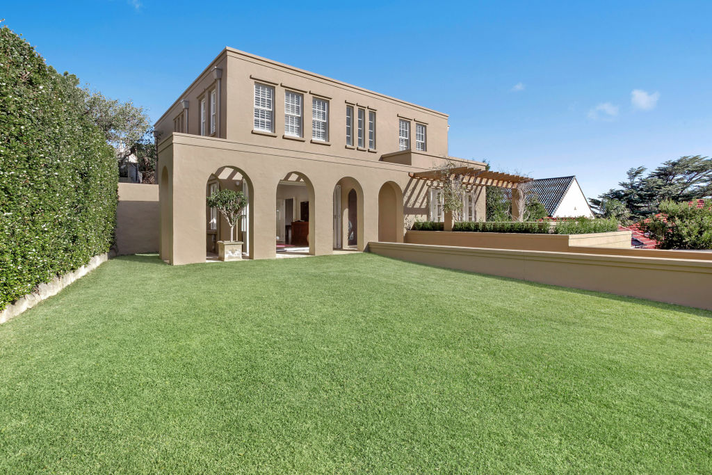 The Finlayson's home is one of only 10 houses on exclusive Hillside Avenue in Vaucluse. Photo: Supplied