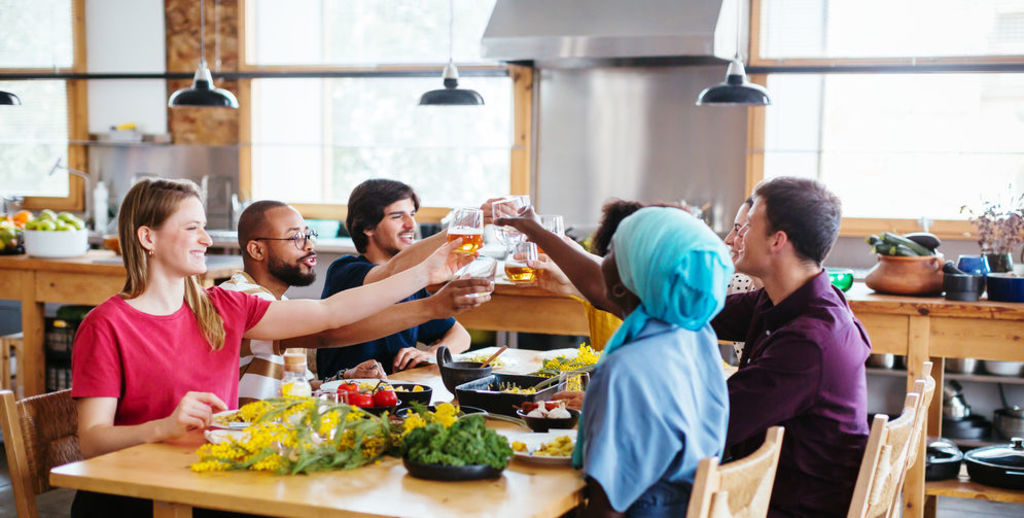 Apparently, as dining rooms are now on the decline, with people using the space as either an office, or a laundry, so too are dining tables. Photo: Stocksy