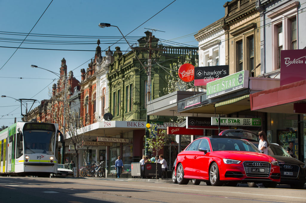 There are a slew of coffee shops along Glenferrie Road. Photo: Simon Schluter