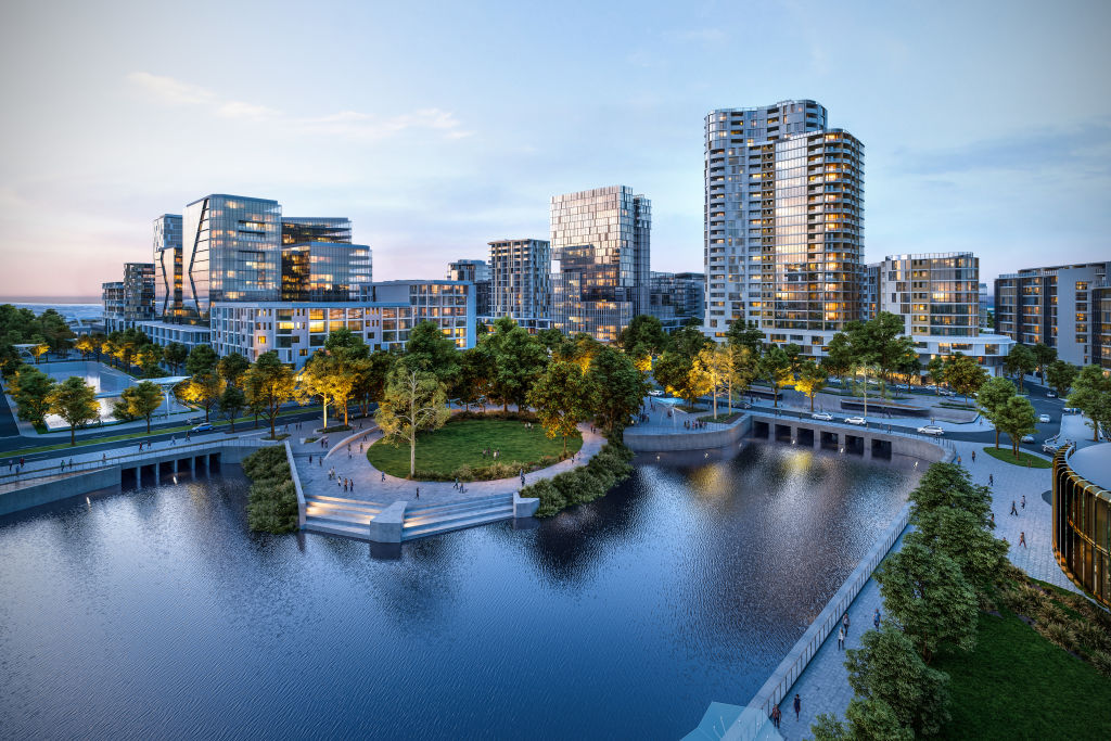 An artist's impression of the new Maroochydore CBD. Photo: Supplied