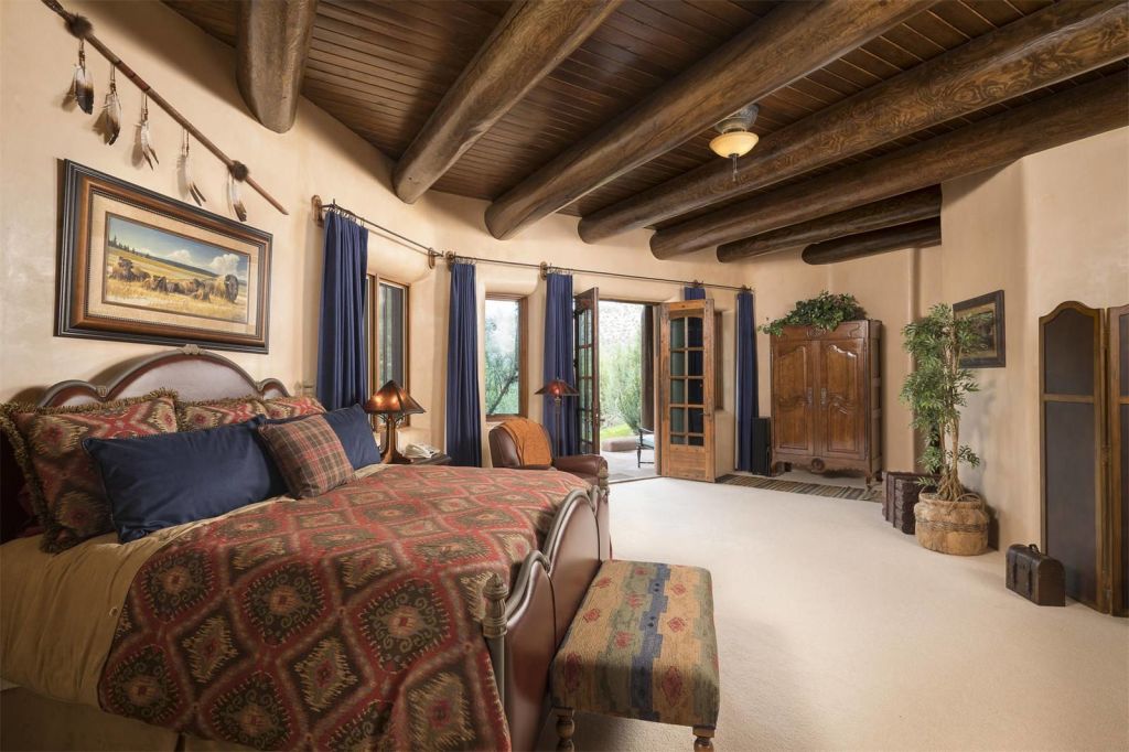 One of the eight bedrooms in the main residence. Photo: LIV Sotheby's International
