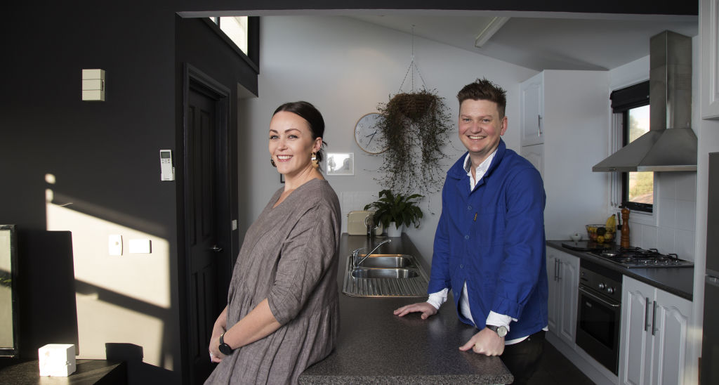 Kate McCluskey and Josh Kyle say Brunswick West is catching up to the formerly more popular Brunswick and Brunswick East. Photo: Leigh Henningham