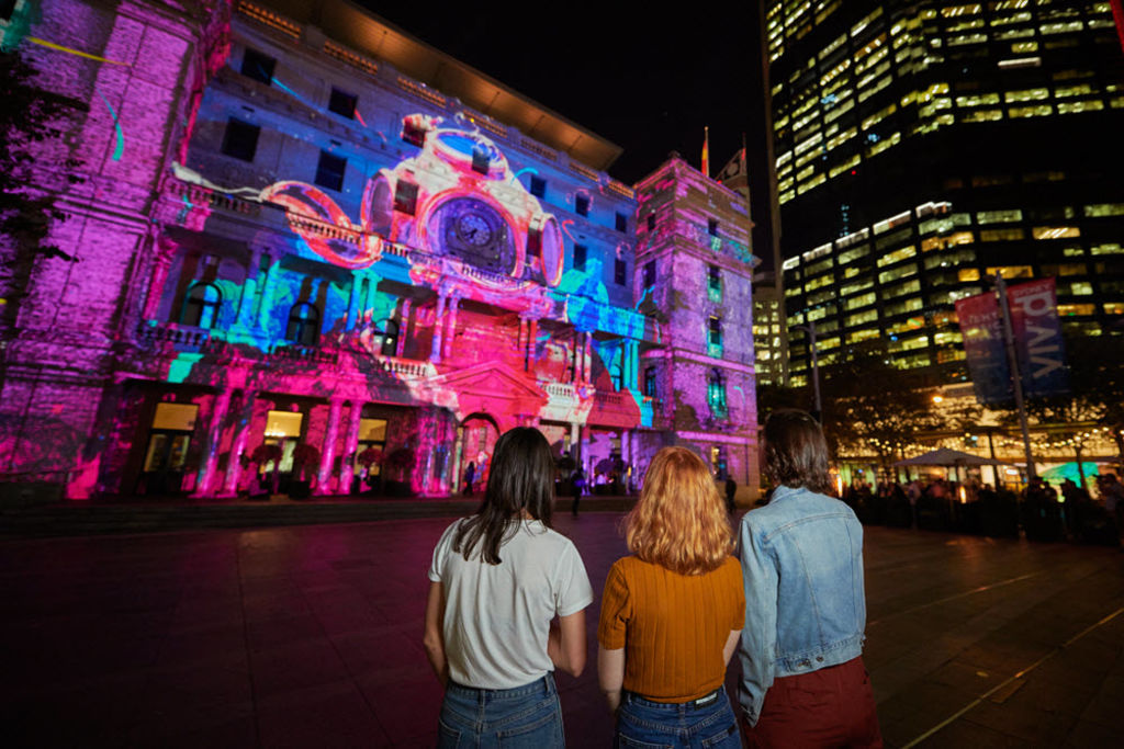 The buildings with the best light displays during Vivid