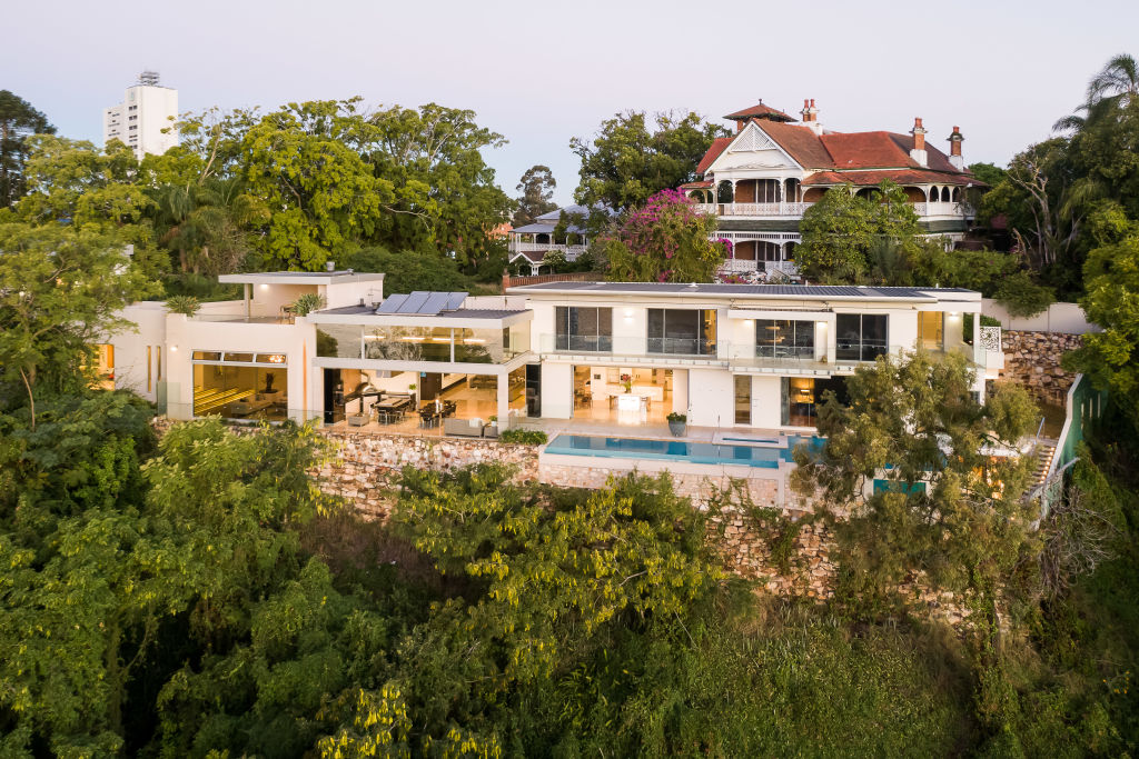 An opulent home in Kangaroo Point, currently listed with Place New Farm. Photo: Supplied