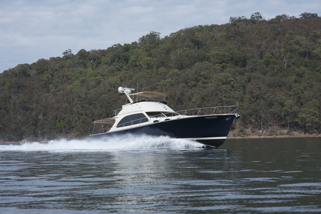 The yacht has a maximum speed of 40 knots. Photo: Supplied