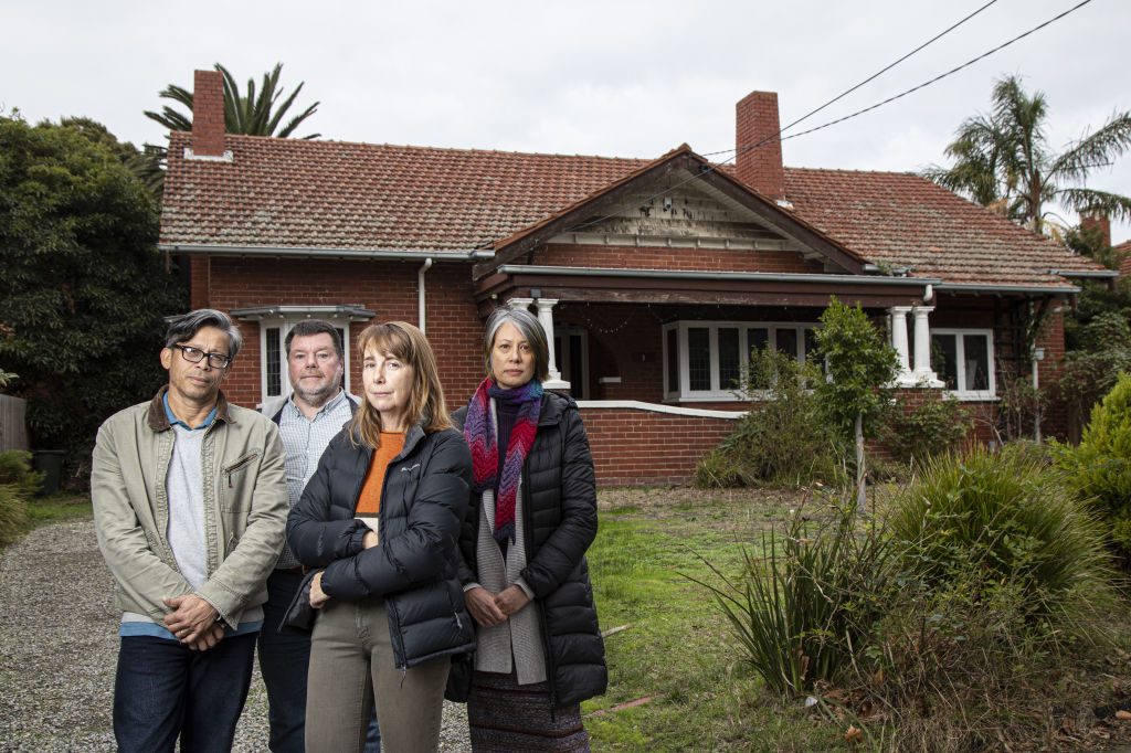 The residents say the proposed building doesn't fit in.  Photo: Leigh Henningham