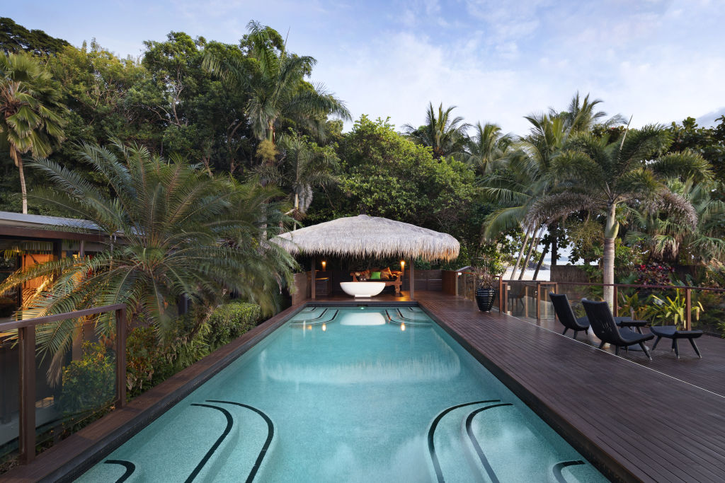 Luxury features include a climate-controlled pool. Photo: Supplied