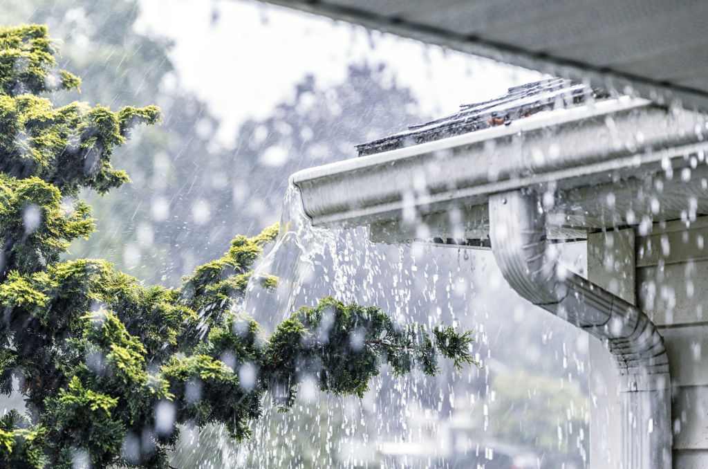 Viewing a property when it's raining can reveal leaks and faults. Photo: iStock