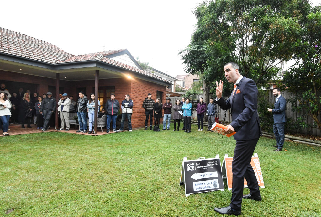 Sydney's auction clearance rate is at its highest in more than a year. Photo: Peter Rae