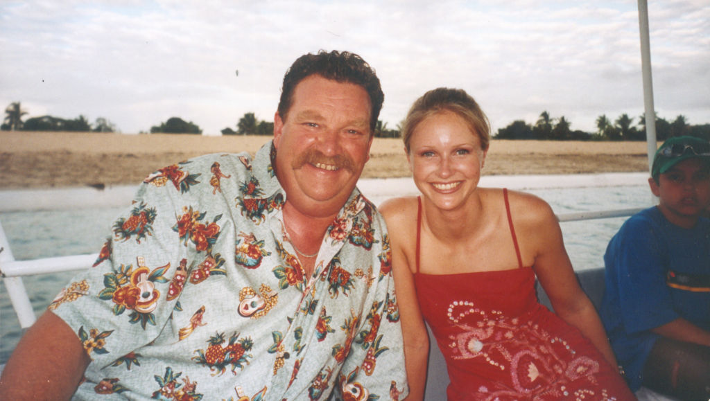 Coxy and Livinia Nixon for Postcards on location in Fiji. Photo: Supplied.