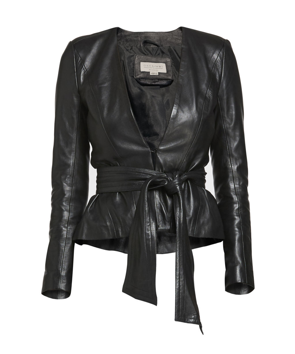 The Kipling leather jacket by Melbourne fashion label Once Was.