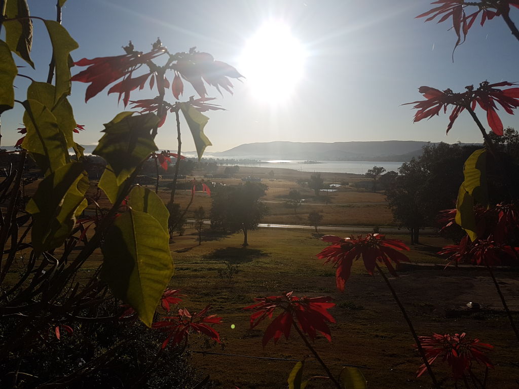 The views of Somerset Dam from Bronwyn Davies' home. Photo: Bronwyn Davies