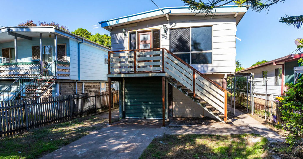 Two registered bidders squared off for the house at 22 Rosemary Street, Caboolture South.