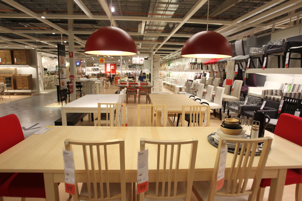 The maze-like floor plan essentially forces you to travel through every section of the store. Photo: Louise Kennerley